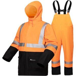 Rain Suits for Men Women Waterproof Heavy Duty Raincoat Fishing Rain Gear Jacket